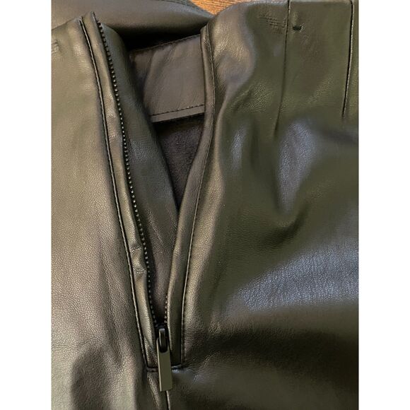 Zara high rise bootcut faux leather pants - Picture 14 of 14